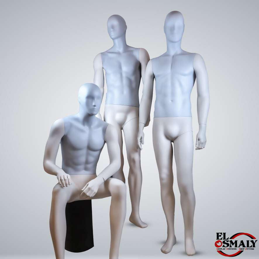 مانيكان رجالي تركي الخامه فايبر ضد الكسر جالس - Turkish male mannequin, unbreakable fiber material, sitting