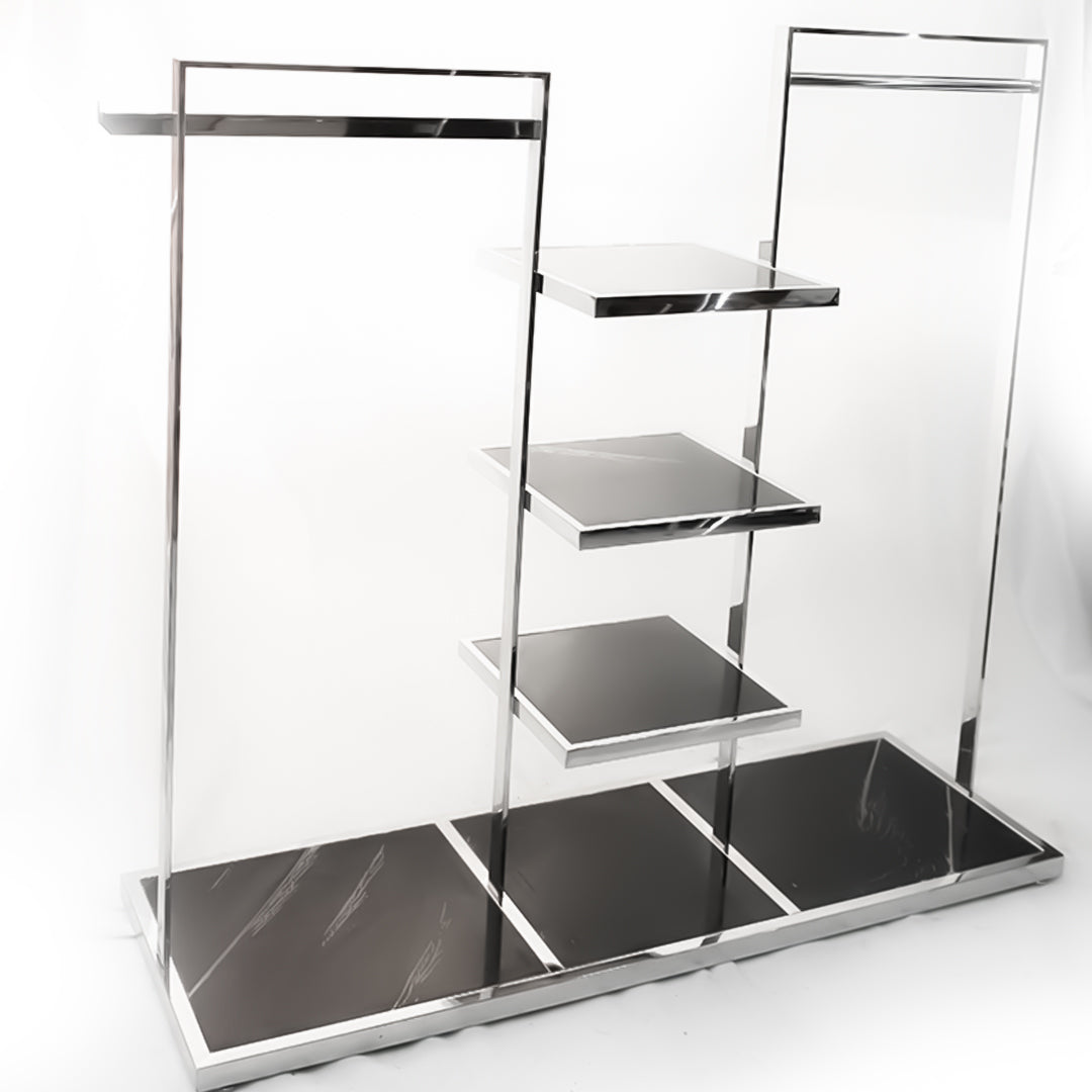 ستاند ستانلس بارفف وسط - Medium stainless steel parfait stand