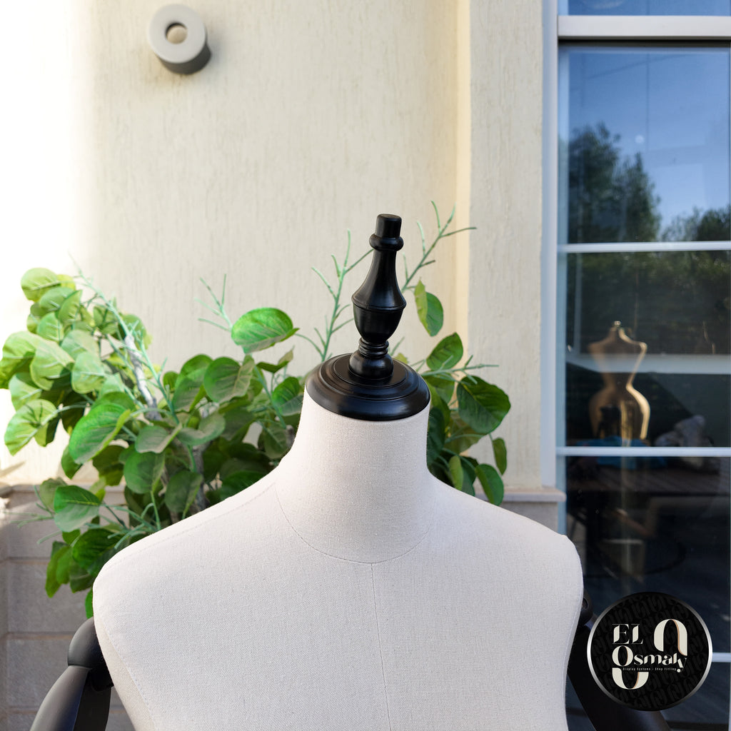 مانيكان ترزي رجل خشب اسود- Black wooden man tailor mannequin